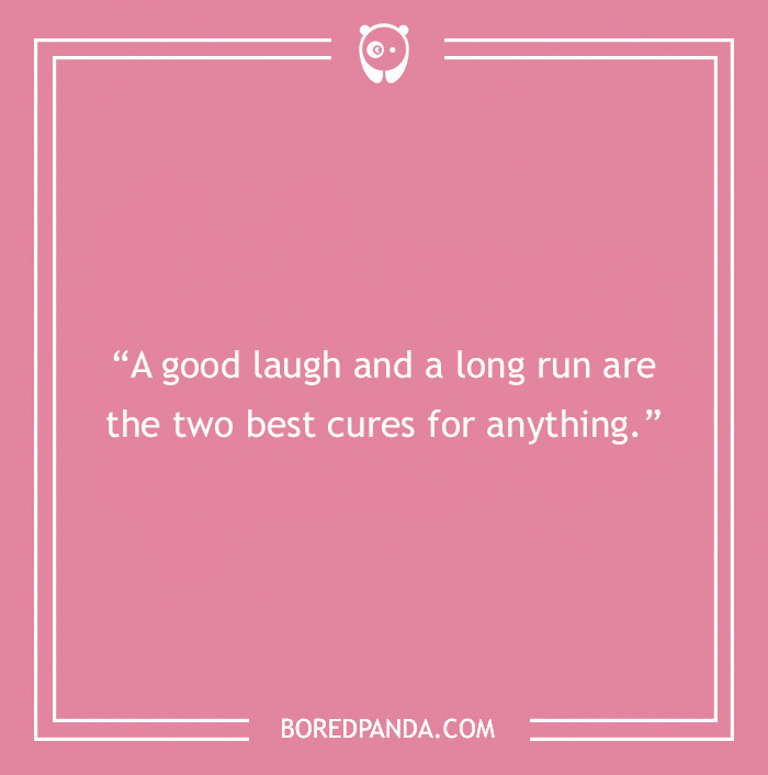 Running quote on running curing everything 