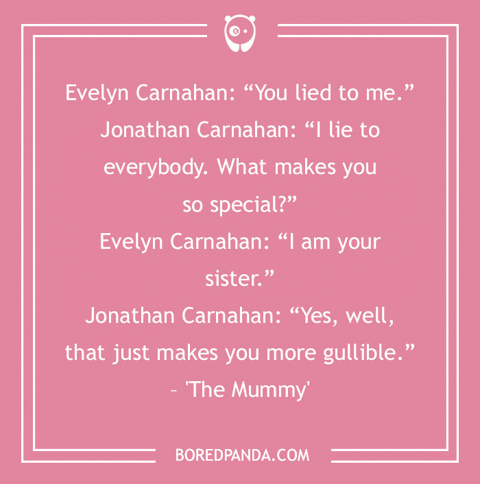 sisters' gullibility quote