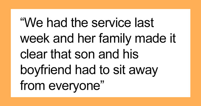 Family Drama Kicks Off When Dad Sits Together With ‘Disowned’ Gay Son At Wife’s Funeral