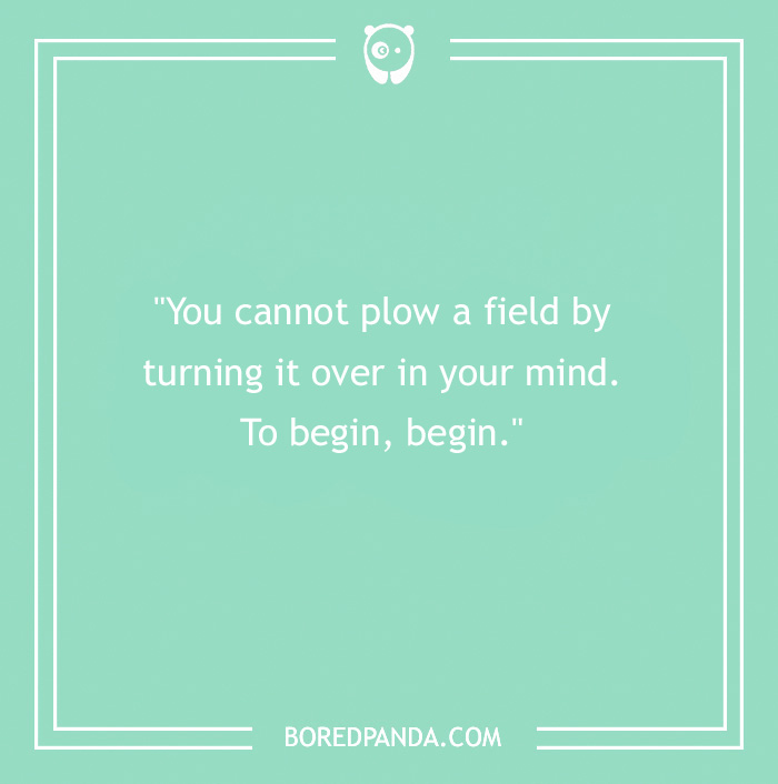 motivational quote about beginning 