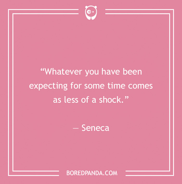Seneca quote on expectations - 32