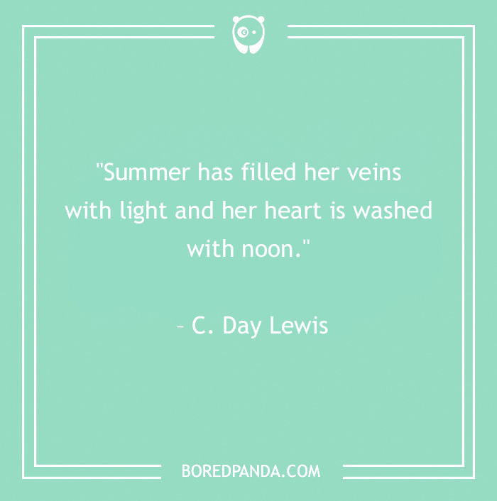 quote about influence of summer - 28