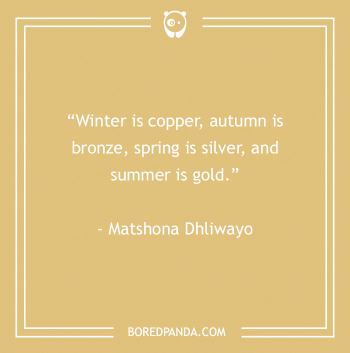 grade of importance of each season of the year quote - 9