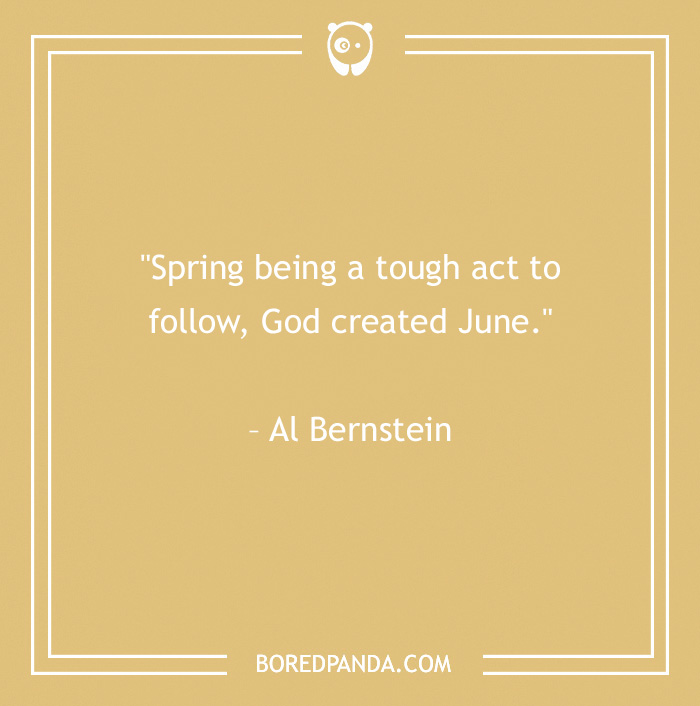 quote about creation of June  - 3