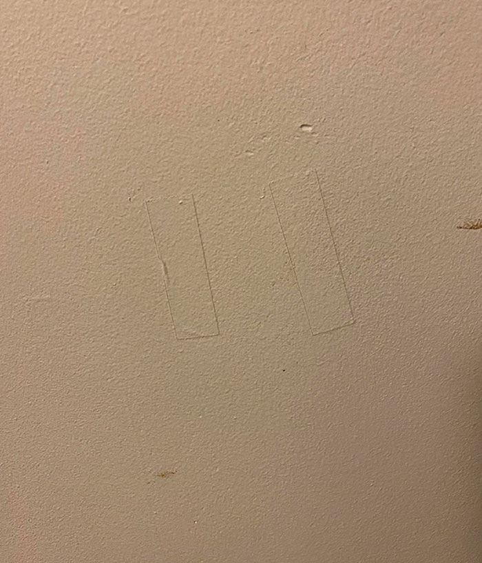 My Landlord Painted Over The Tape