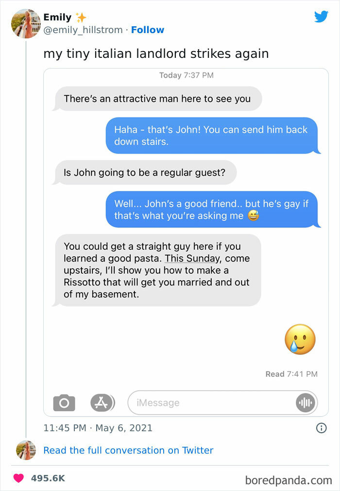 That's Incredibly Nice, Incredibly Invasive, And Incredibly Passive-Aggressive, All In One... Wow