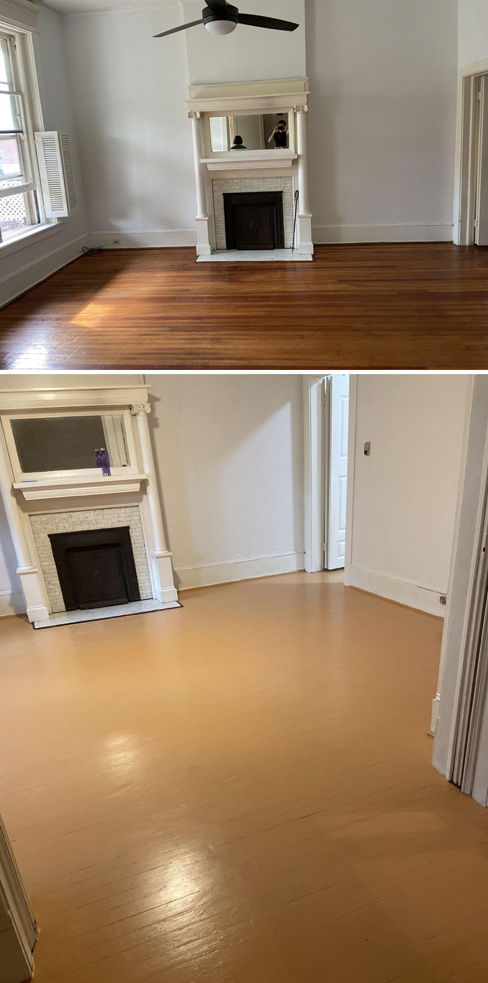 Landlord “Fixed” Nice Hardwood Floors