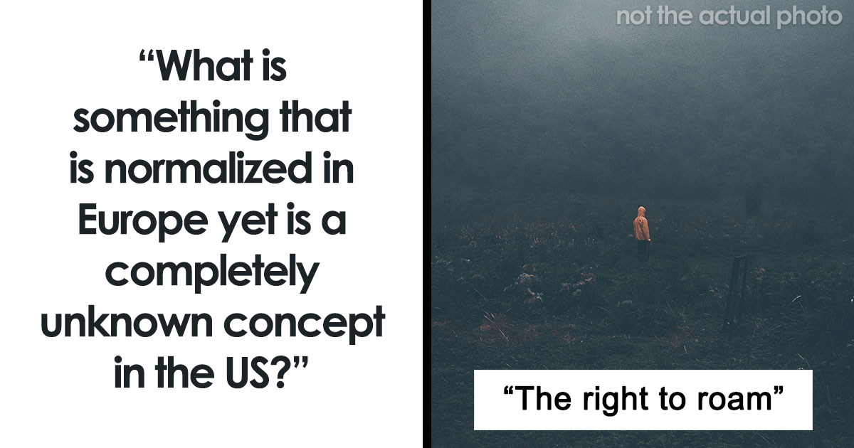 40 Normalized Things In Europe That Are Unknown In The US | Bored Panda