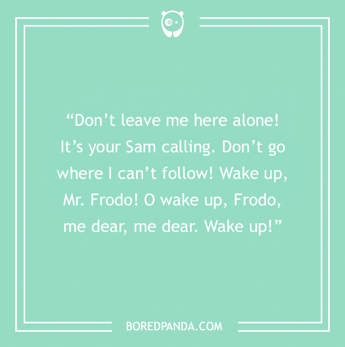 Tolkien quote about Lord of the Rings