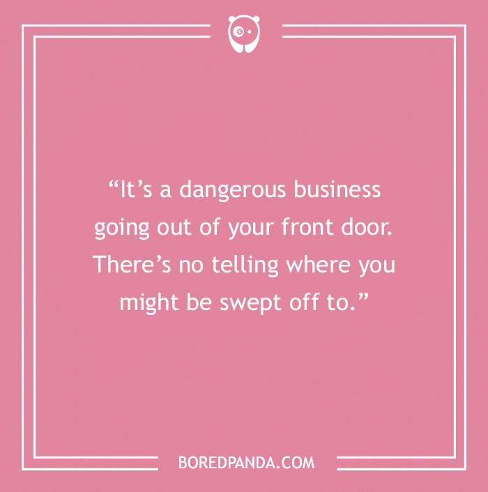 Tolkien quote about business