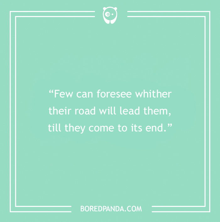 Tolkien quote about travel