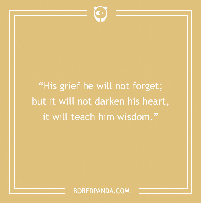 Tolkien quote about grief