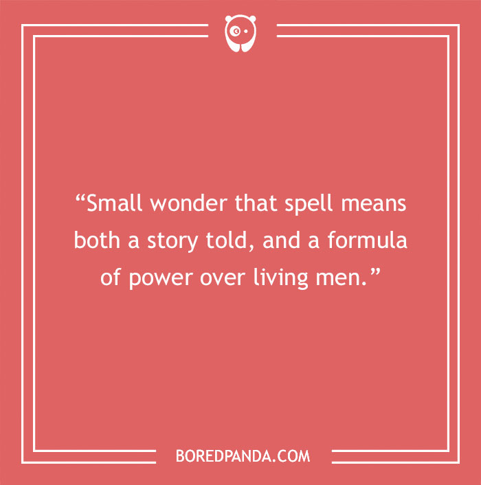 Tolkien quote about power