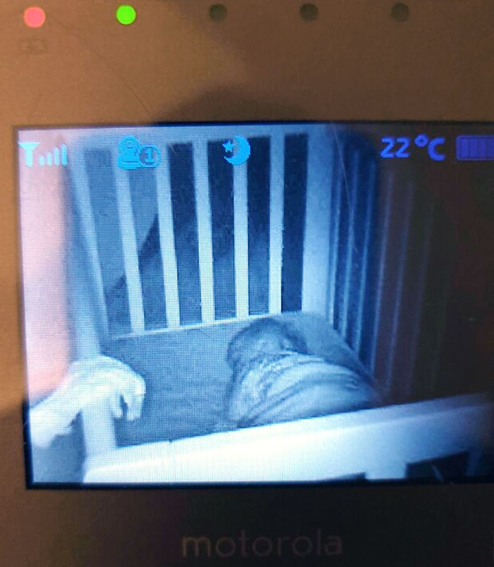  Just Me And The Baby At Home, I Looked At The Baby Monitor And Had A Heart Attack