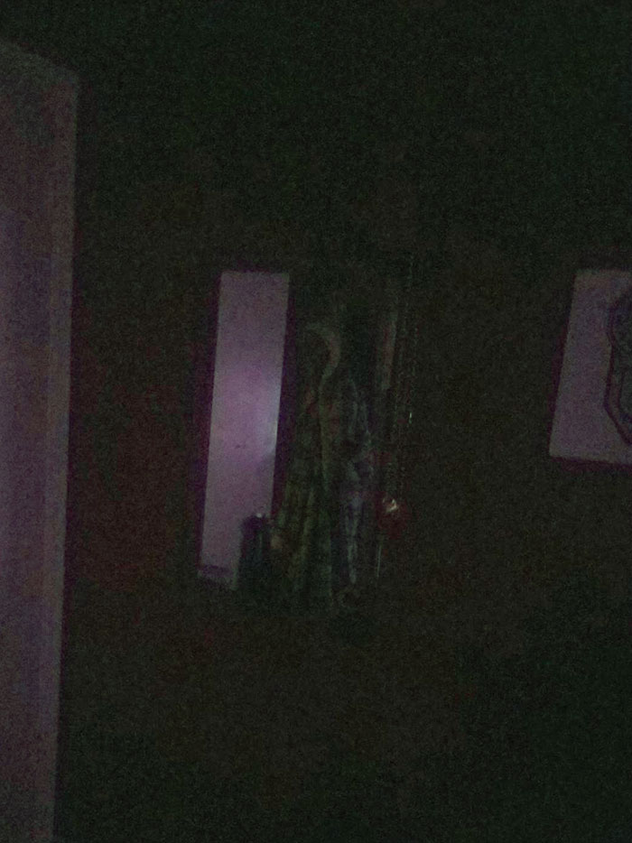 I Really Need To Rethink My Mirror/Robe Set-Up. Had A Brief Heart Attack