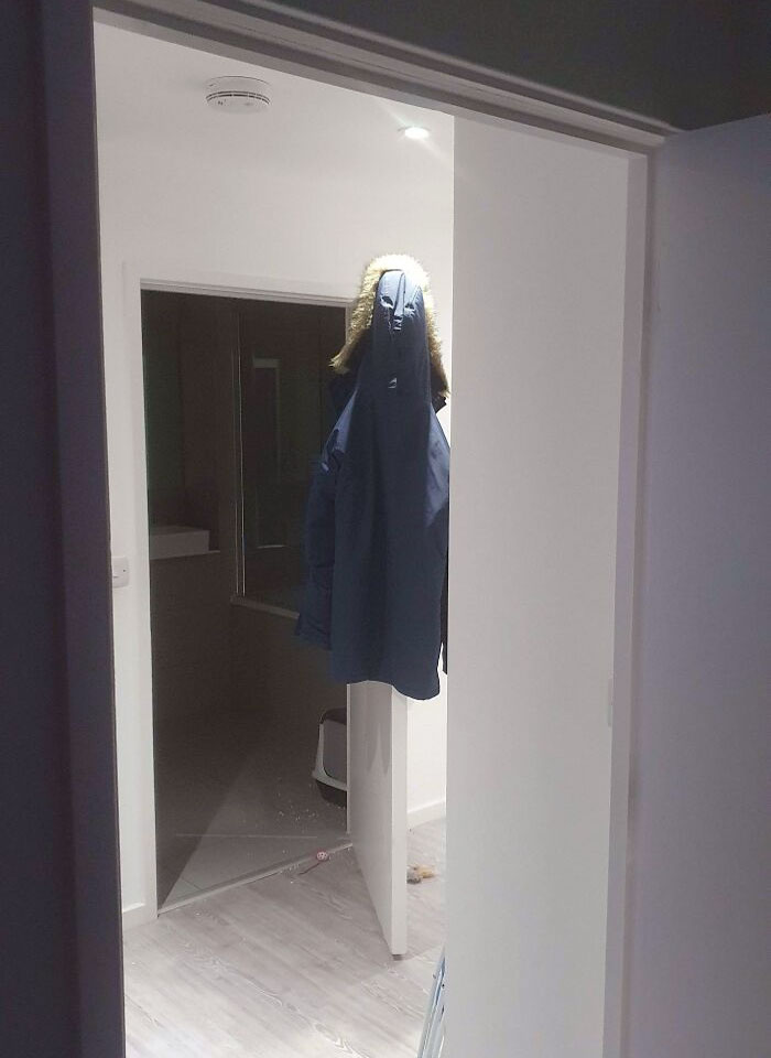 Just Walked Out Of My Kitchen And This Scared The Hell Out Of Me