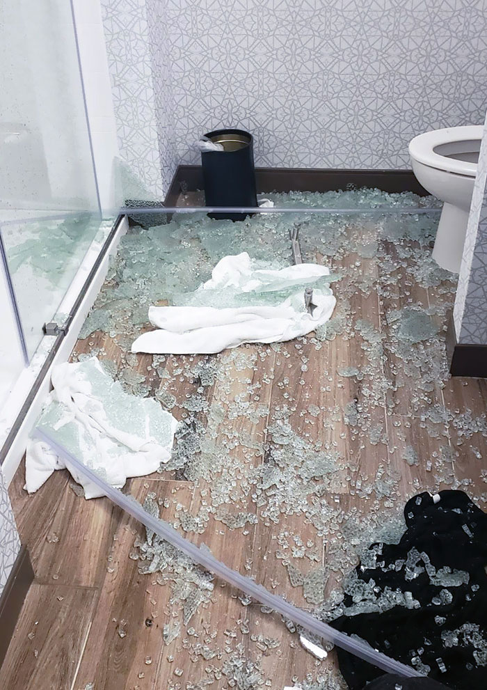 I Just Wanted To Shower In My Hotel After A Long Road Trip