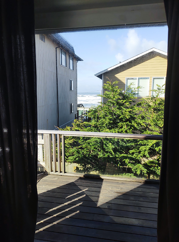 The "Beach View" From Our Rental 