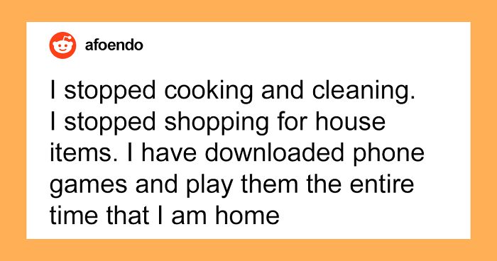 Woman Wonders If She Went Too Far Mimicking Lazy Husband’s Actions To Teach Him A Lesson