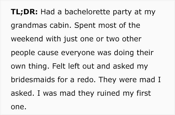 Upset Bride Left Stranded During Bachelorette Party Asks For A Redo After Friends Abandon Her