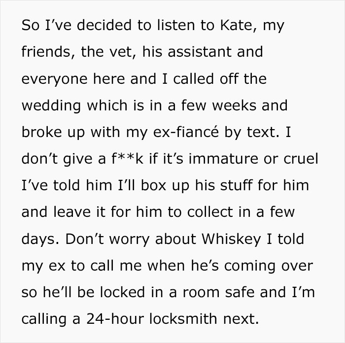 Woman Chooses Her Elderly Cat Over Fianc&eacute; And His Pregnant Daughter, Gets Full Support Online