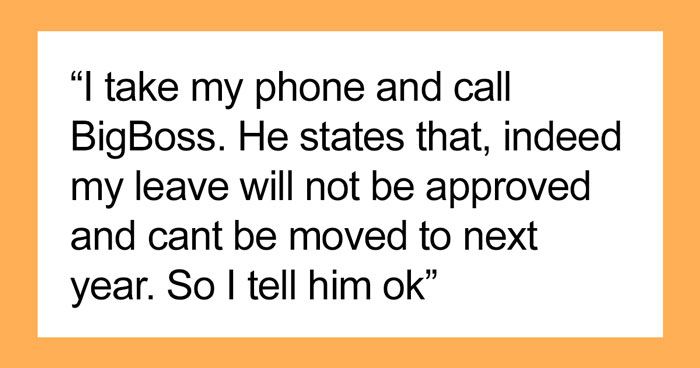 Boss Fails To Do His Part Of Vacation Deal With Employee, Ends Up Getting A Taste Of His Own Medicine