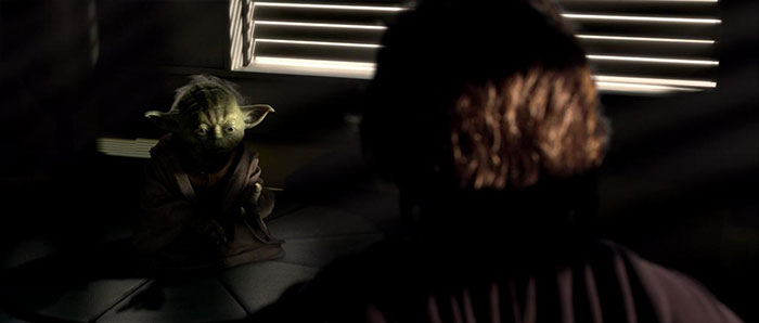 Yoda talking