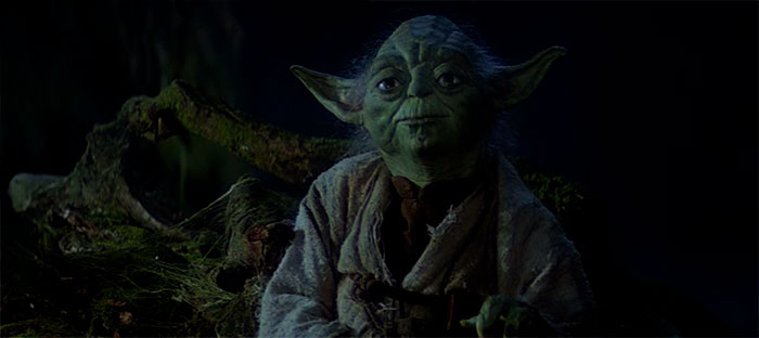 Yoda talking
