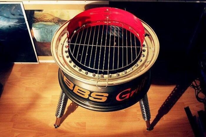 DIY: How To Make A Fire Pit BBQ Out Of Old Car Rims
