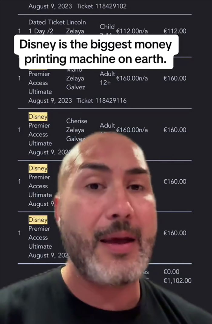 Angry Dad Shares What He Spent On Disneyland, Warns Others To Never Go