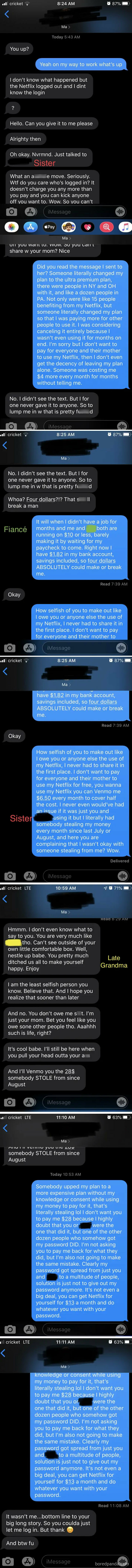 Shared My Netflix Years Ago With My Mom And Sister, Then Had An Issue Last Night So I Checked The Recent Devices