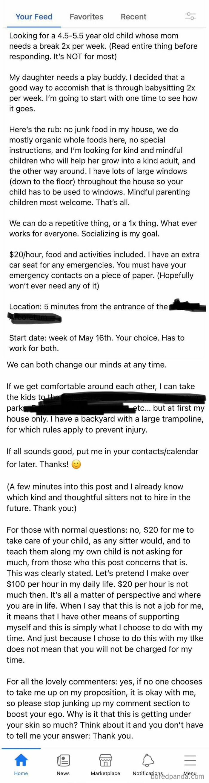 Cb Mom Wants To Be Paid For Her Daughter’s Play Dates