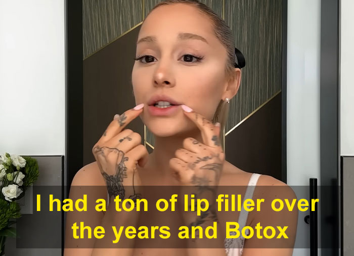 Ariana Grande Admits Using Botox and Lip Fillers To Change Her Appearance In The Past