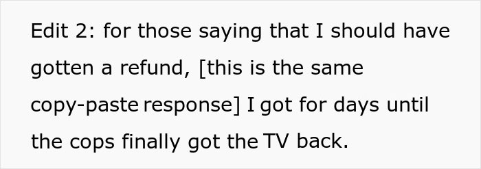 Guy Thinks He's Entitled To Neighbor's TV, Regrets It