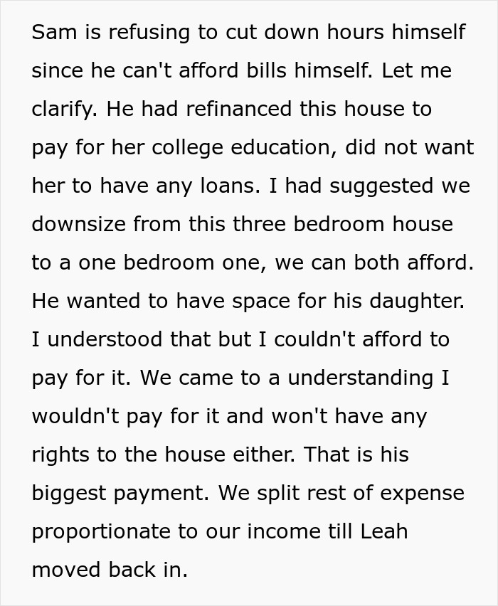 Text excerpt discussing financial struggles and refusal to sacrifice life for a baby in a woman's marriage conflict. Text excerpt discussing financial struggles and refusal to sacrifice life for a baby in a woman's marriage conflict.