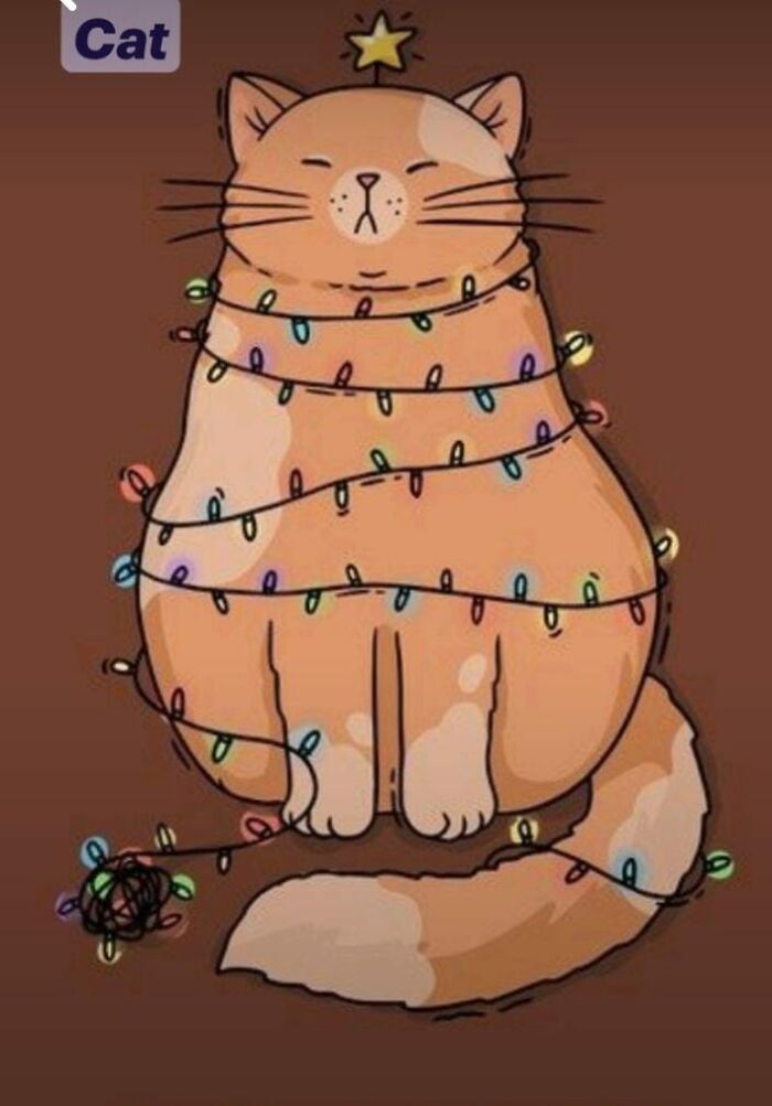 A Cat Xmas Tree