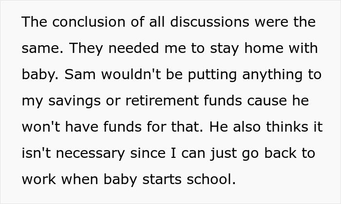 Text excerpt about a woman refusing to sacrifice her life for a baby and marriage ending over it. Text excerpt about a woman refusing to sacrifice her life for a baby and marriage ending over it.