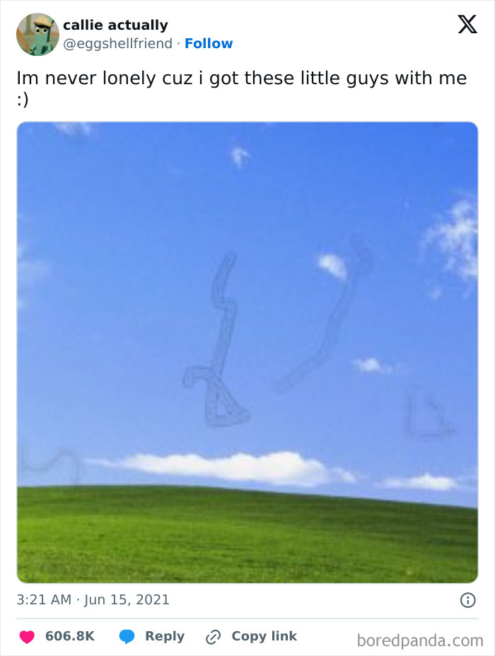 At Least My Floaters Are Always There For Me 🙌