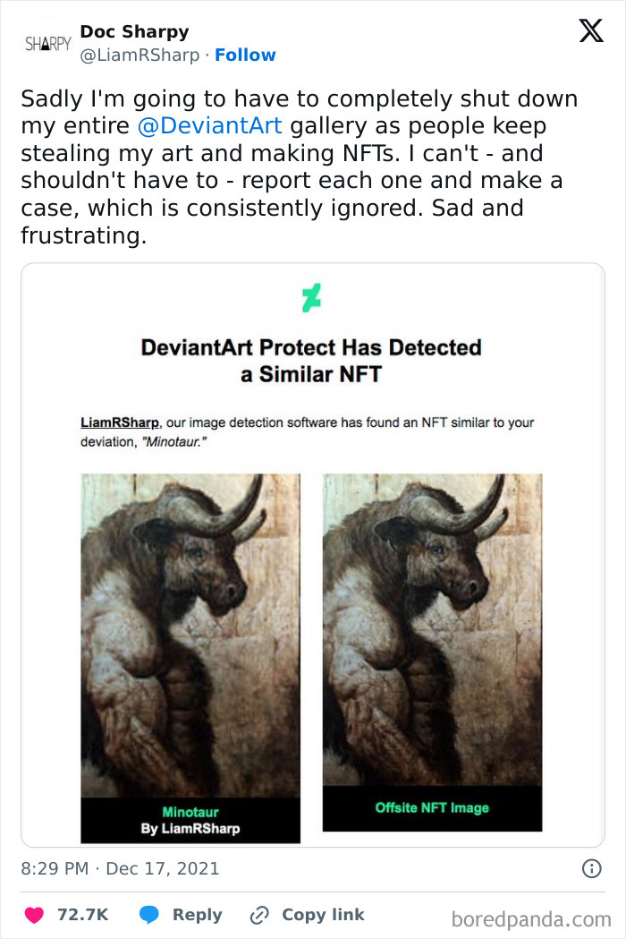 Artists Not Being Able To Share Their Artwork Online Due To Ntfs