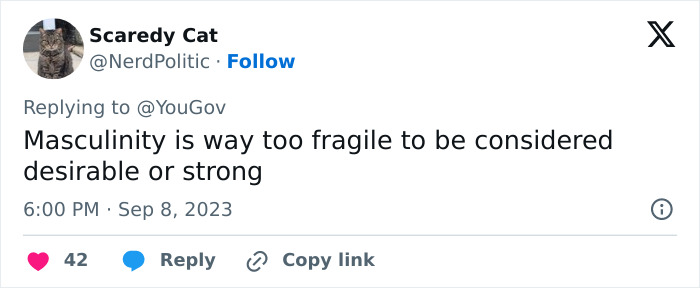 &ldquo;Are Men OK?&rdquo;: Men Answer A Poll About What Makes Them Most Uncomfortable, Results Go Viral On X