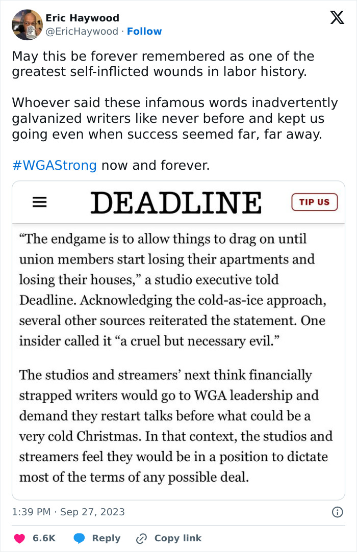 “No More AI”: Hollywood Writers' Strike Is Over After 5 Months, Here's What Shows You Can Expect To Come Back “No More AI”: Hollywood Writers' Strike Is Over After 5 Months, Here's What Shows You Can Expect To Come Back