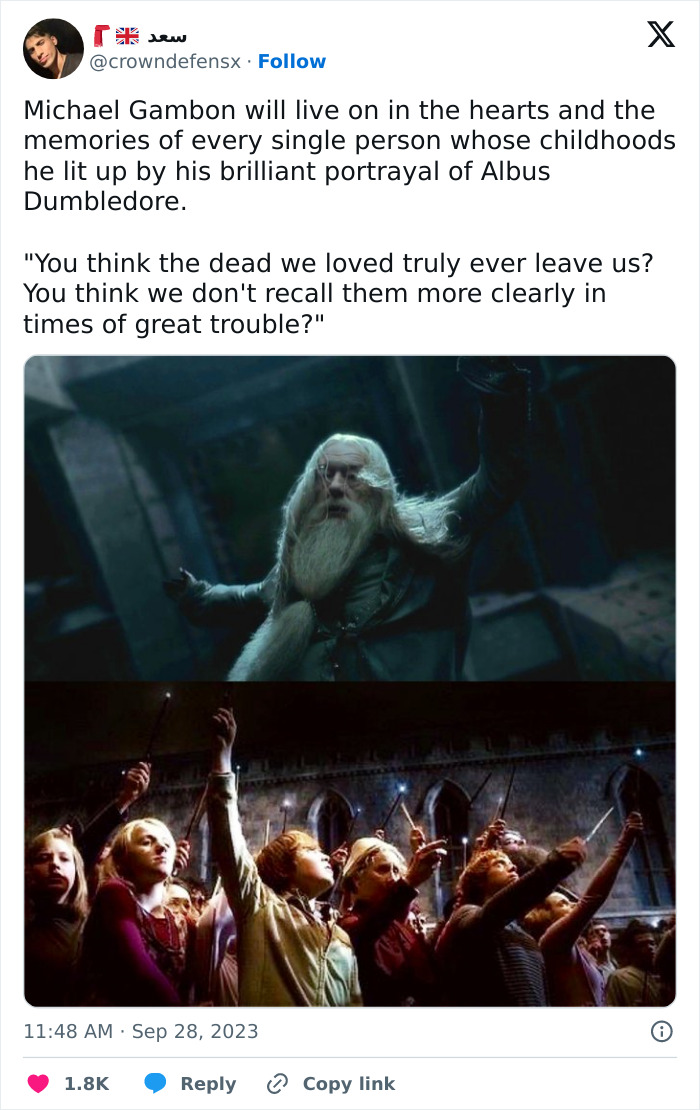 &ldquo;Death Is But The Next Great Adventure&rdquo;: Dumbledore Actor Michael Gambon Dies At 82