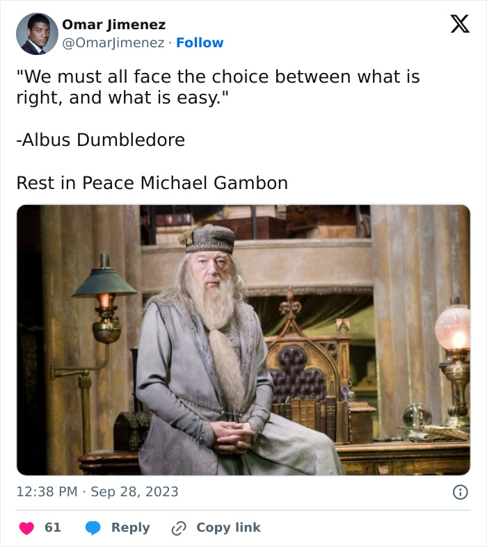 &ldquo;Death Is But The Next Great Adventure&rdquo;: Dumbledore Actor Michael Gambon Dies At 82