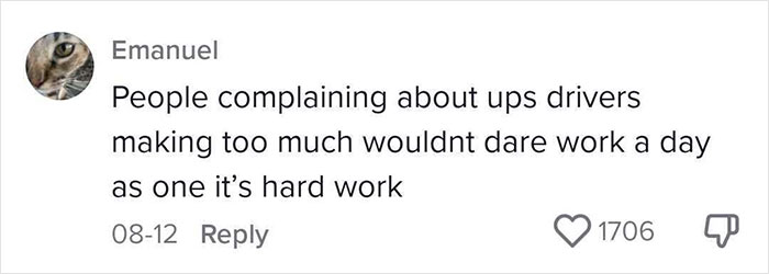 "$170k A Year?": UPS Driver Breaks Down Their Salary After Some People Find It Too High