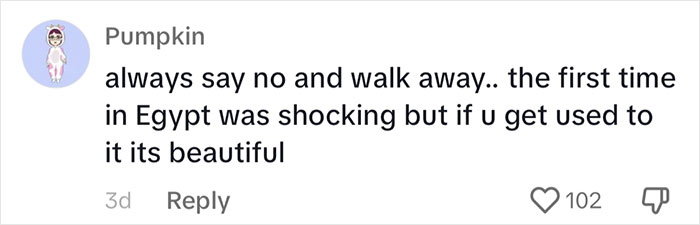 Woman Goes Viral For Revealing What Made Her Trip To Egypt A Nightmare