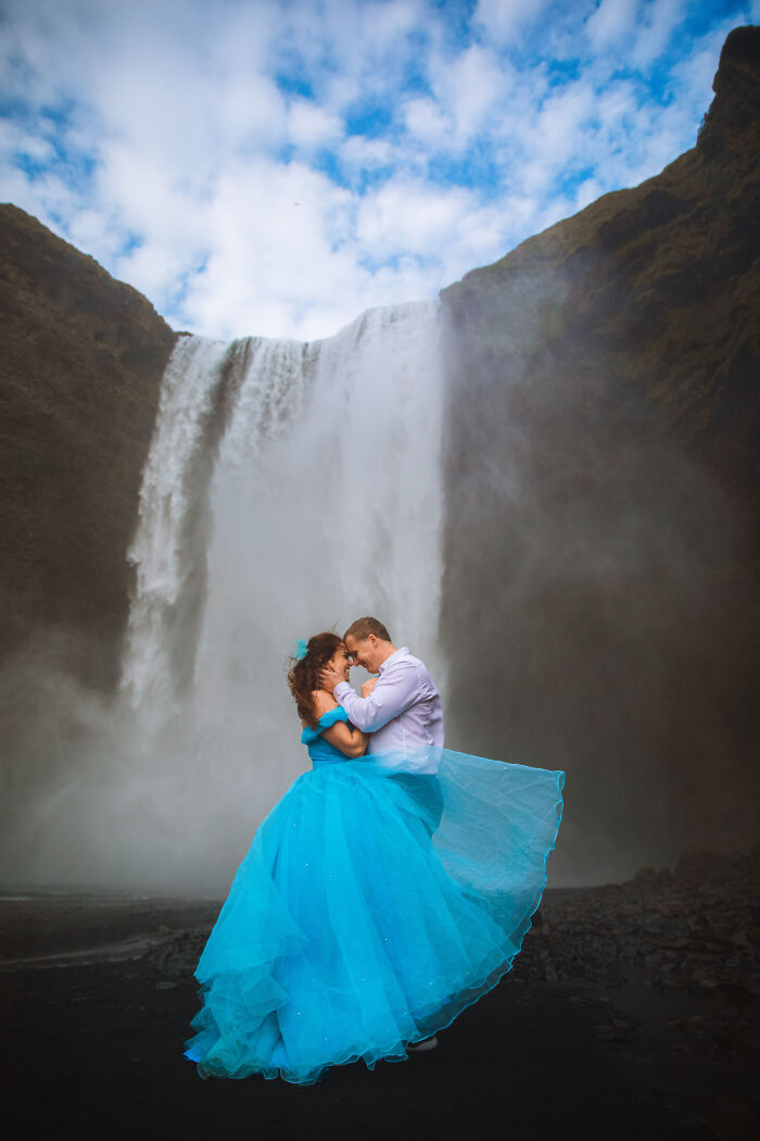 You Will Never Be 27 Again Running Around In A Blue Dress In Iceland (6 Pics)