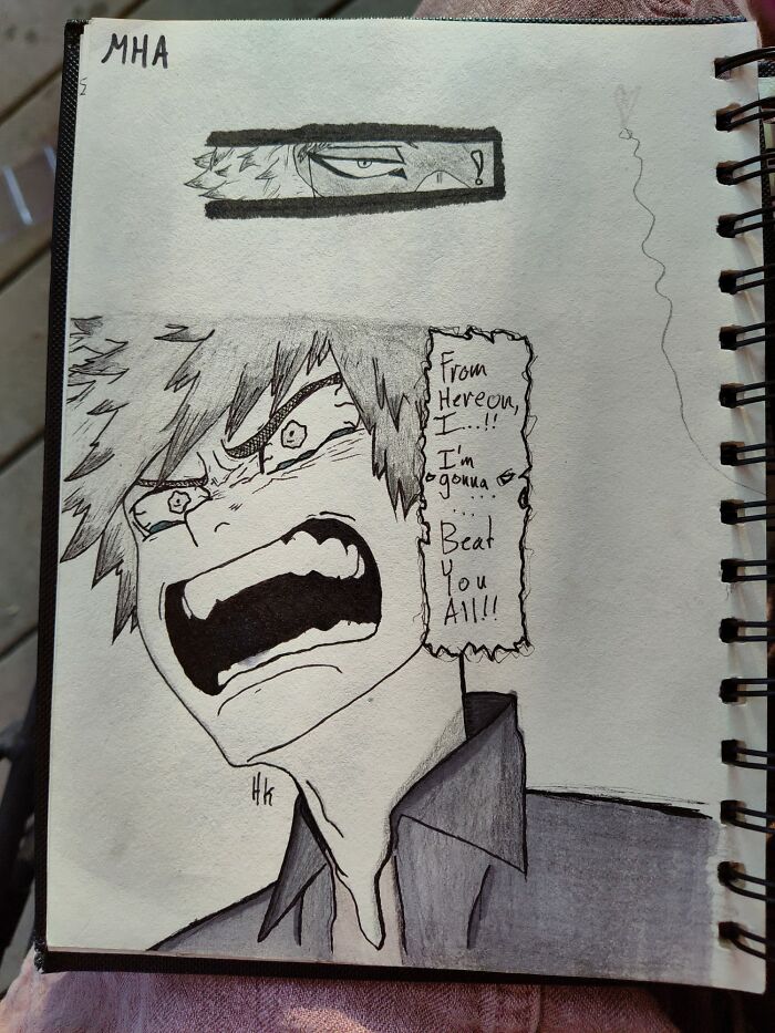 A Drawing I Did Of Bakugou Katsuki From Bnha