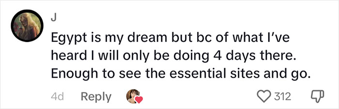 Woman Goes Viral For Revealing What Made Her Trip To Egypt A Nightmare