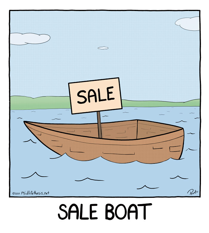 25 Single Panel Cartoons From The "Midlife Thesis" Comic Strip Series