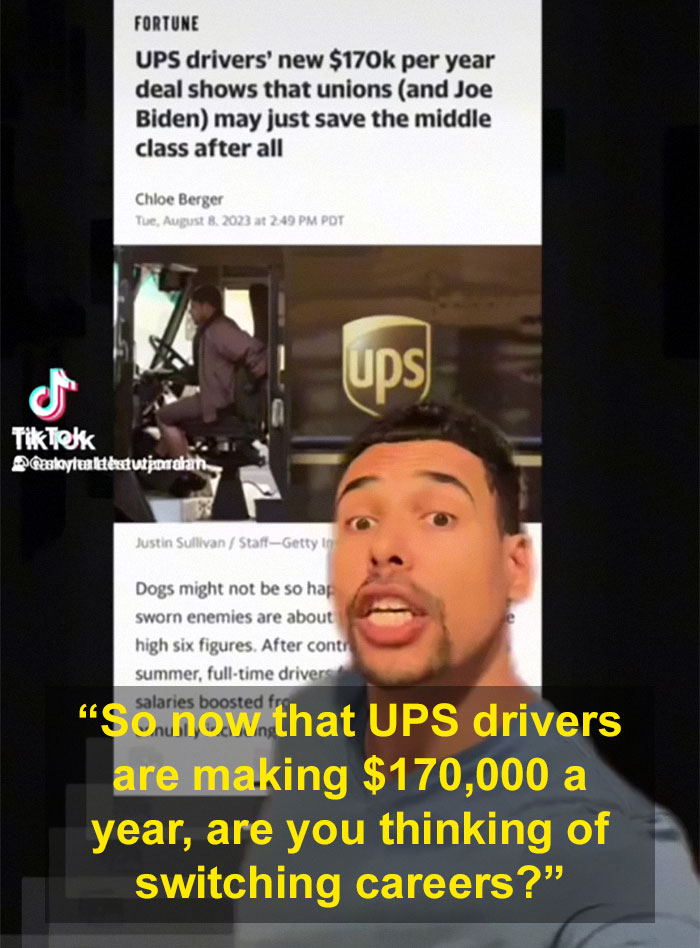 "$170k A Year?": UPS Driver Breaks Down Their Salary After Some People Find It Too High